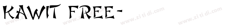 kawit Free字体转换